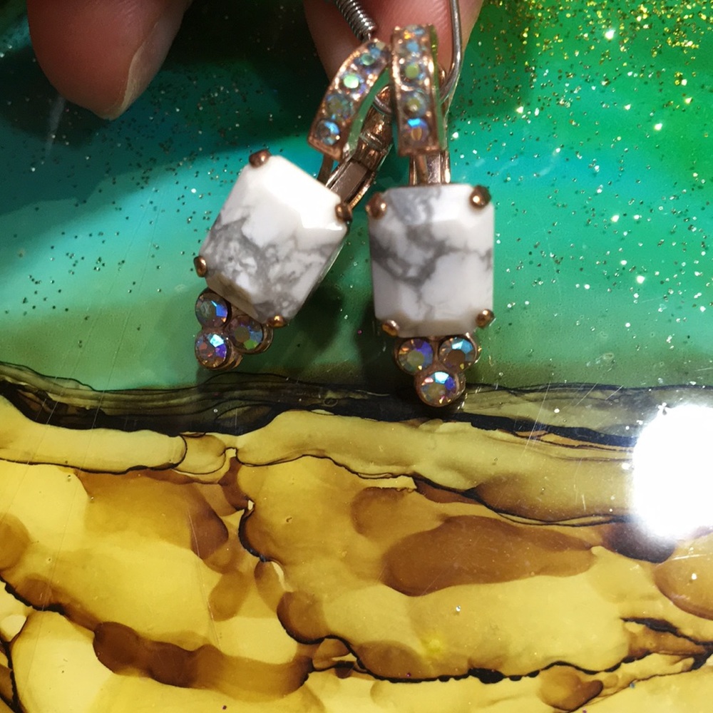 Marble Bracelet & Earrings